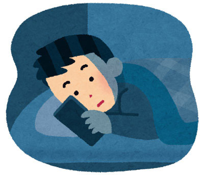 寝る前のスマホで睡眠の質がさらに悪化