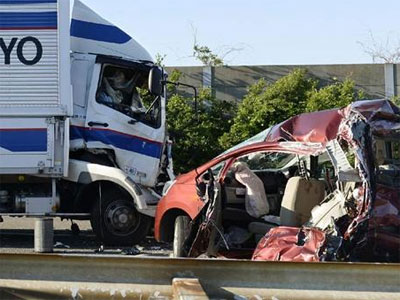 ハイウェイで事故を起したトラック運転手の約75％が睡眠時無呼吸症候群だった